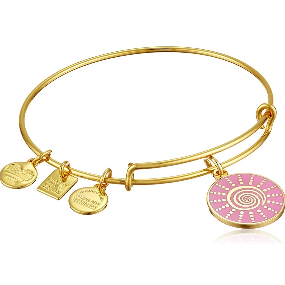 Alex and Ani Spiral Sun Charm Bracelet